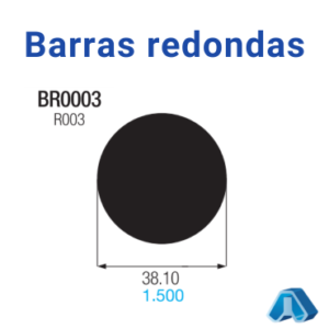 Barras redondas