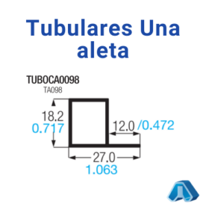 Tubulares Una aleta