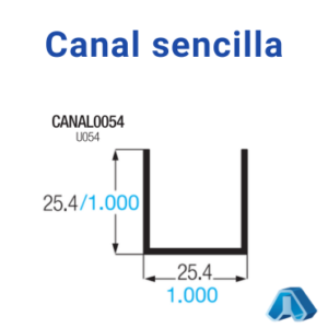 Canal sencilla