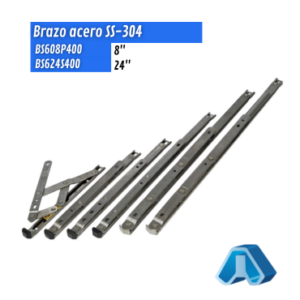 Brazo acero inoxidable 304 para ventana proyectante