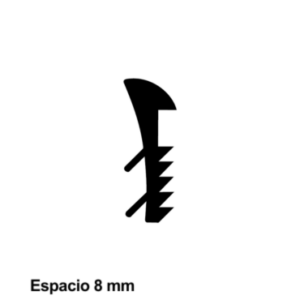 Empaque cuña zócalo