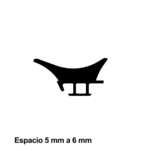 Empaque pisavidrio externo/pisavidrio