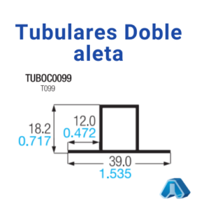 Tubulares Doble aleta