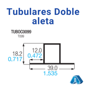 Tubulares Doble aleta