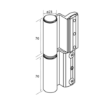Bisagra puerta slim rapid Koncept 40