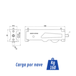 Rodamiento sistema 7038 para Aln701 en agujas